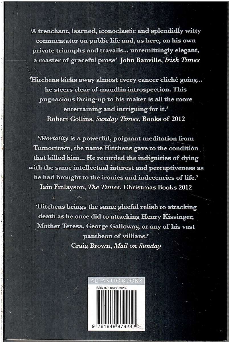 Mortality - Christopher Hitchens
