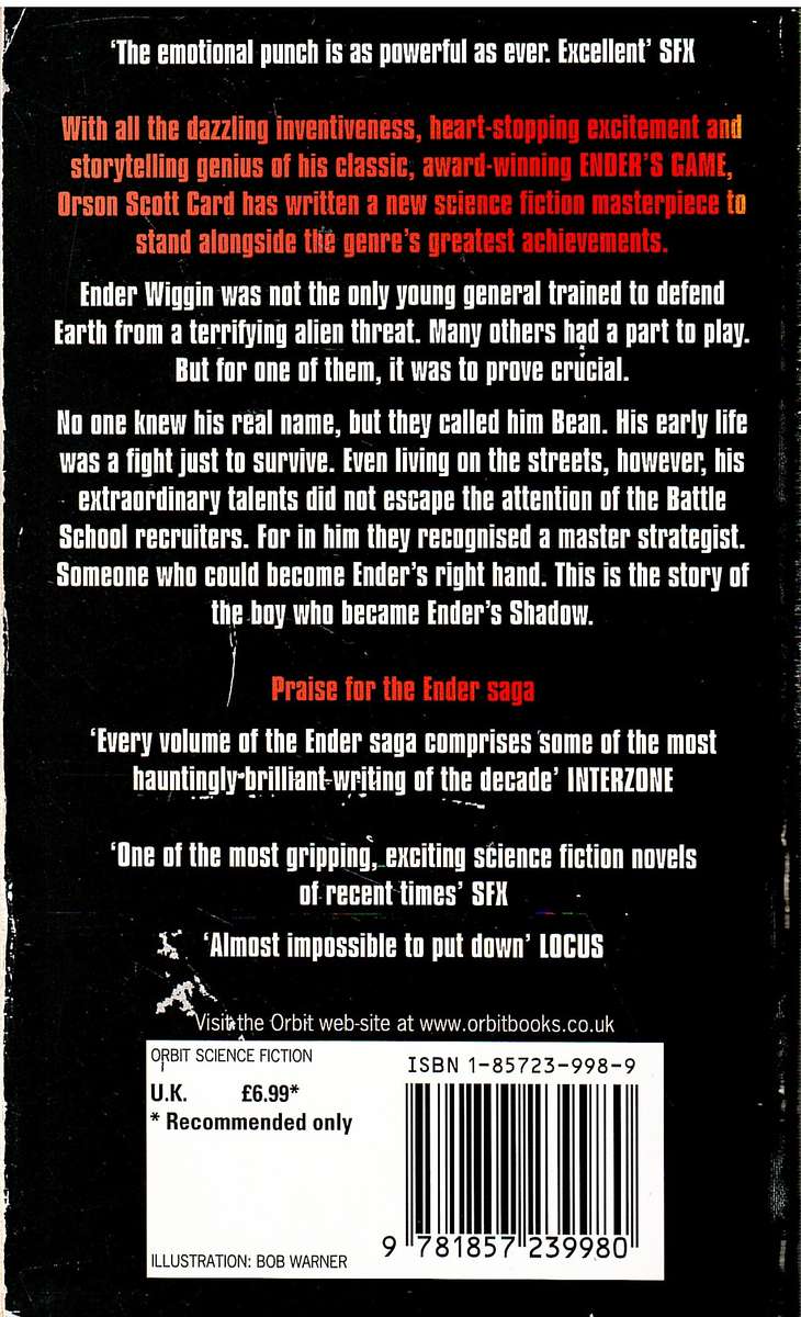 The Shadow Trilogy 01: Ender's Shadow - Orson Scott Card