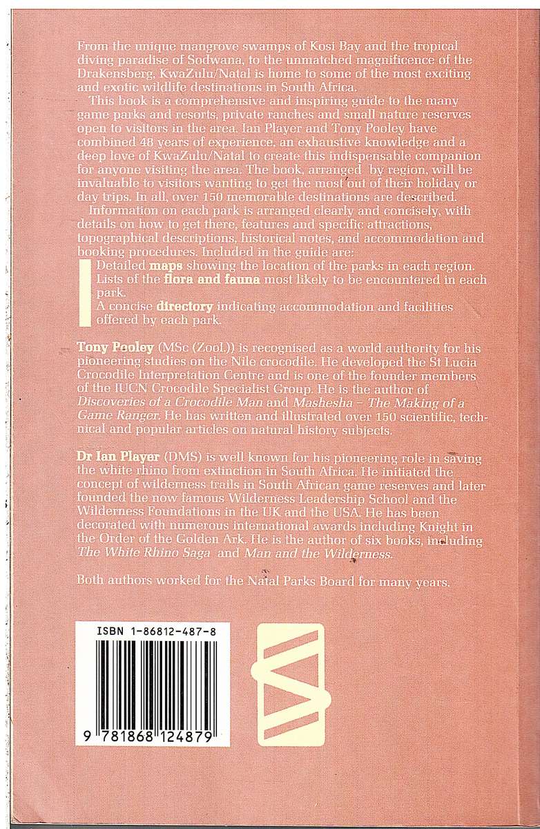 Kwazulu/Natal Wildlife Destinations - Tony Pooley & Ian Player