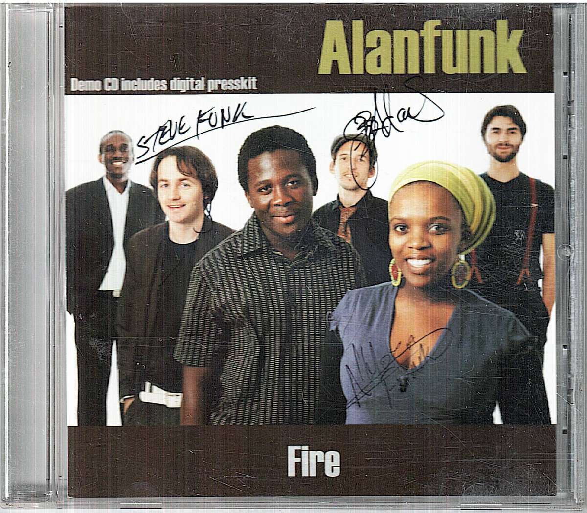 Alanfunk Fire 3 track Demo CD
