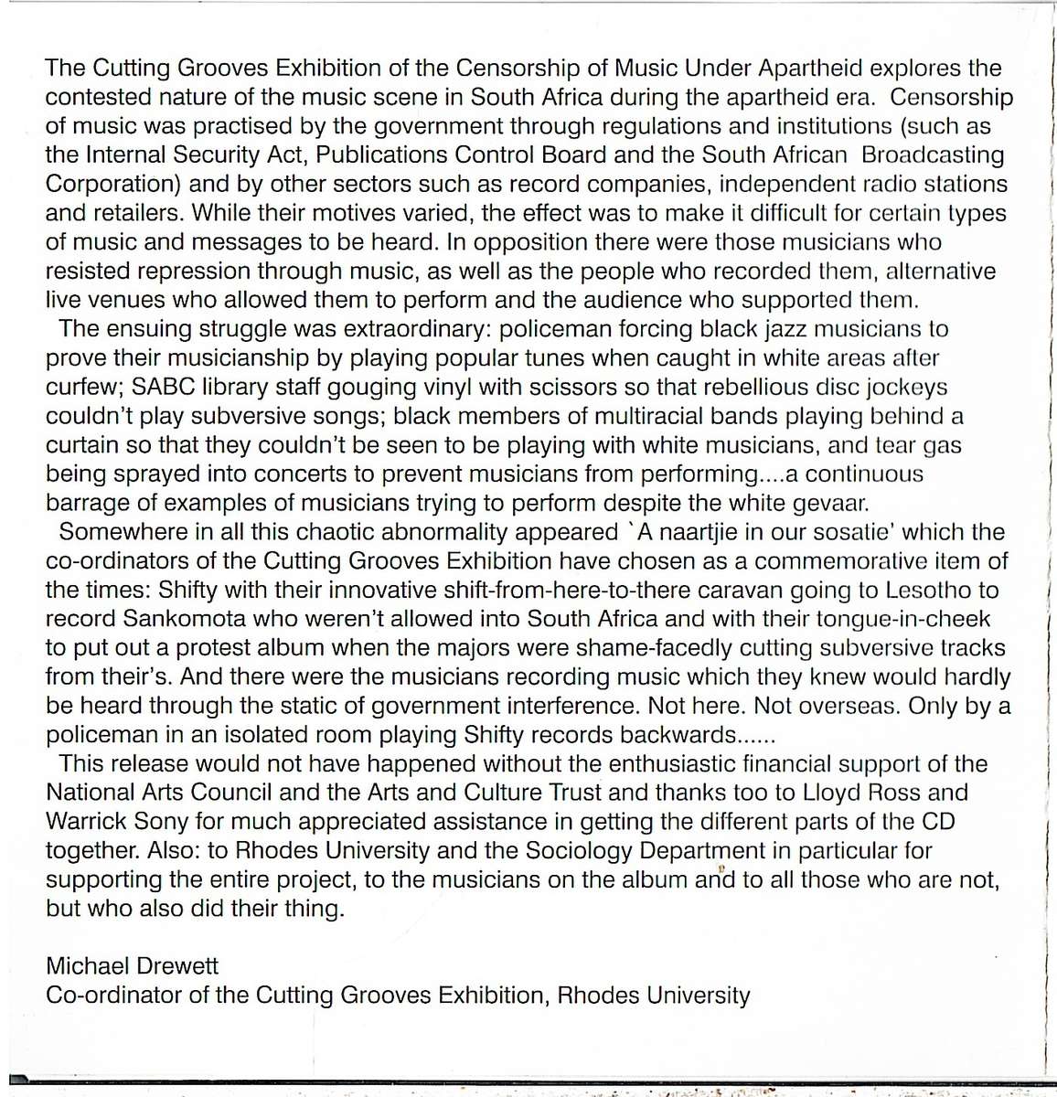 Various - A Naartjie In Our Sosatie CD