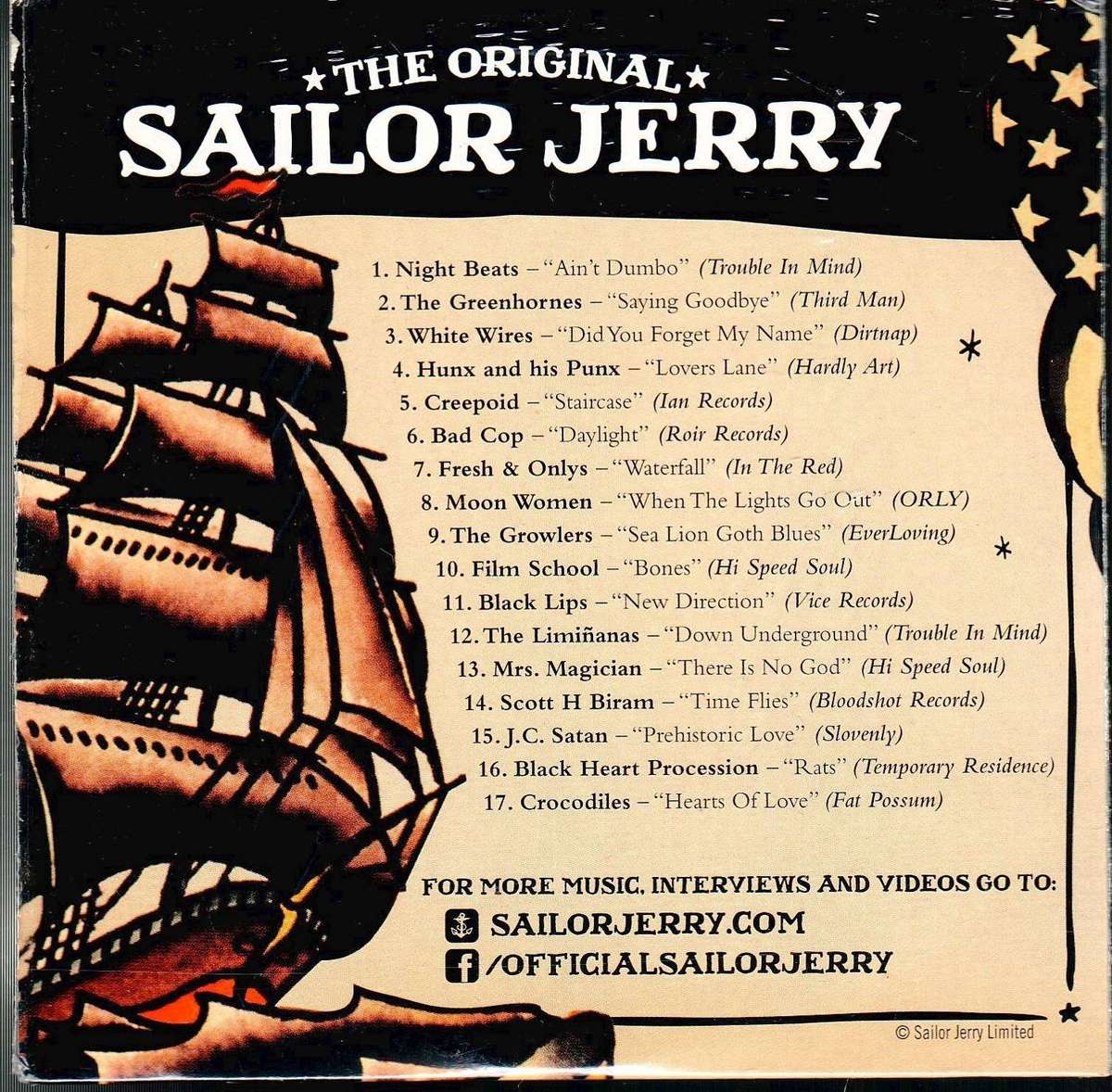 Various - Sailor Jerry Presents Vol. 4 CD in cardboard sleeve