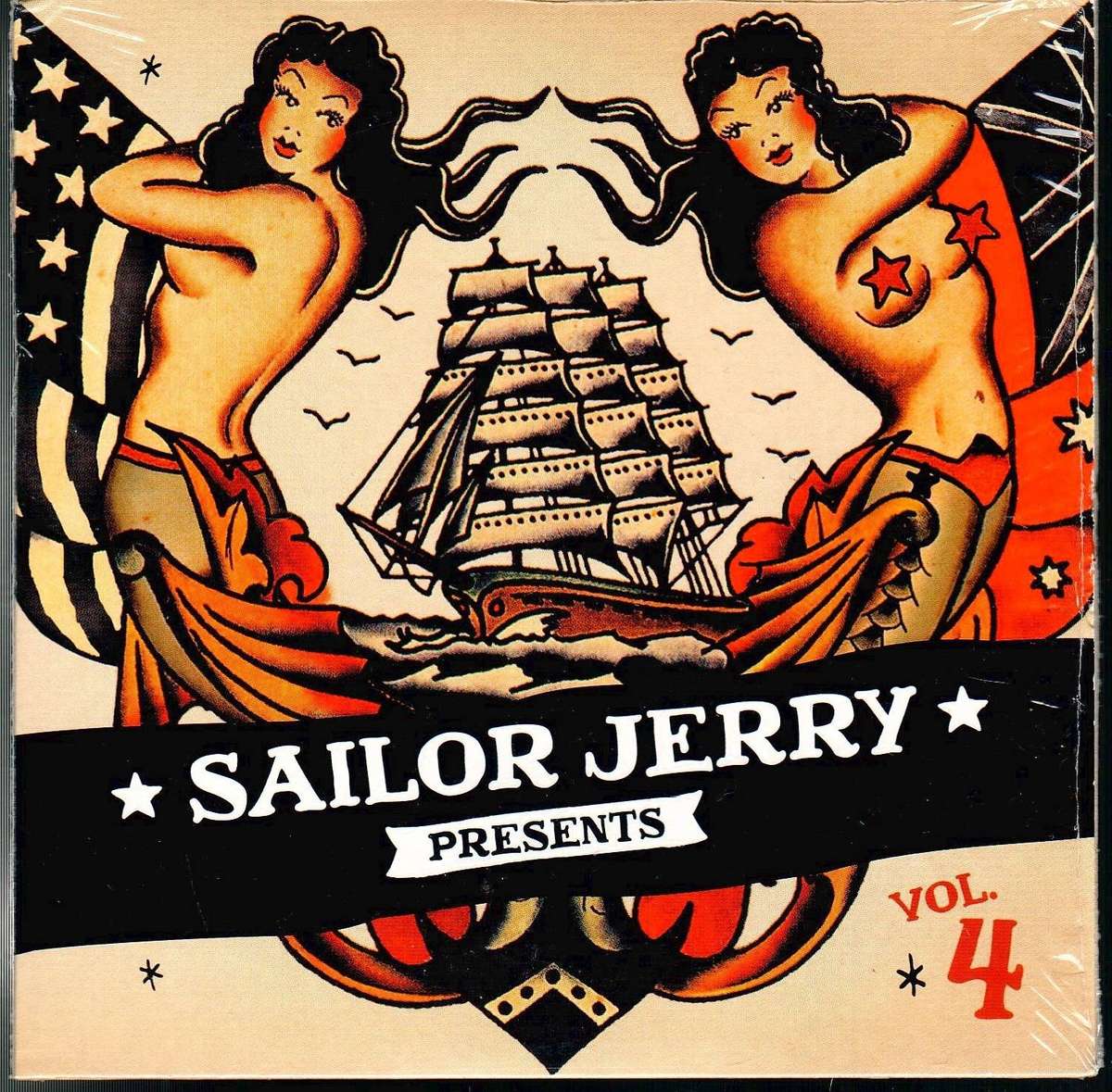 Various - Sailor Jerry Presents Vol. 4 CD in cardboard sleeve
