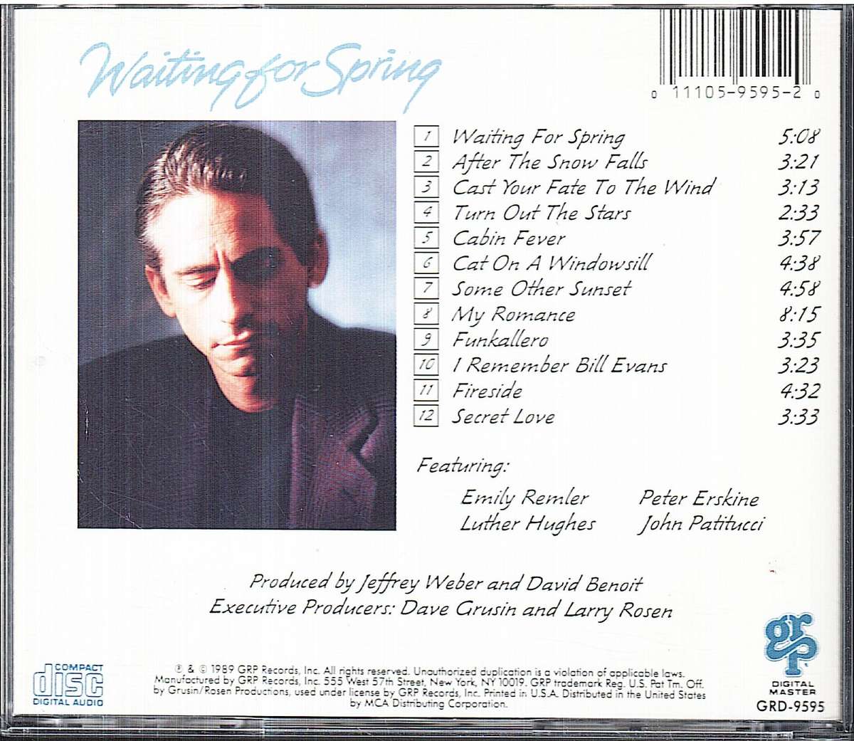 David Benoit - Waiting for Spring CD