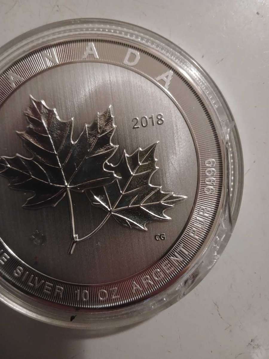 10oz 50 dollar canada coin(.999 silver) amazing piece