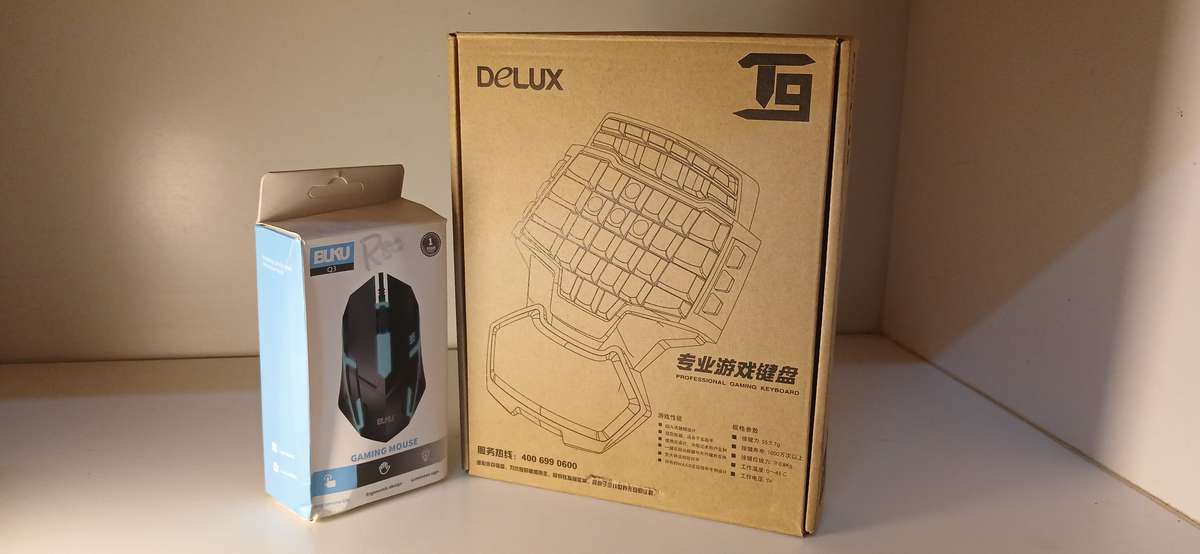 Gaming mouse and keyboard