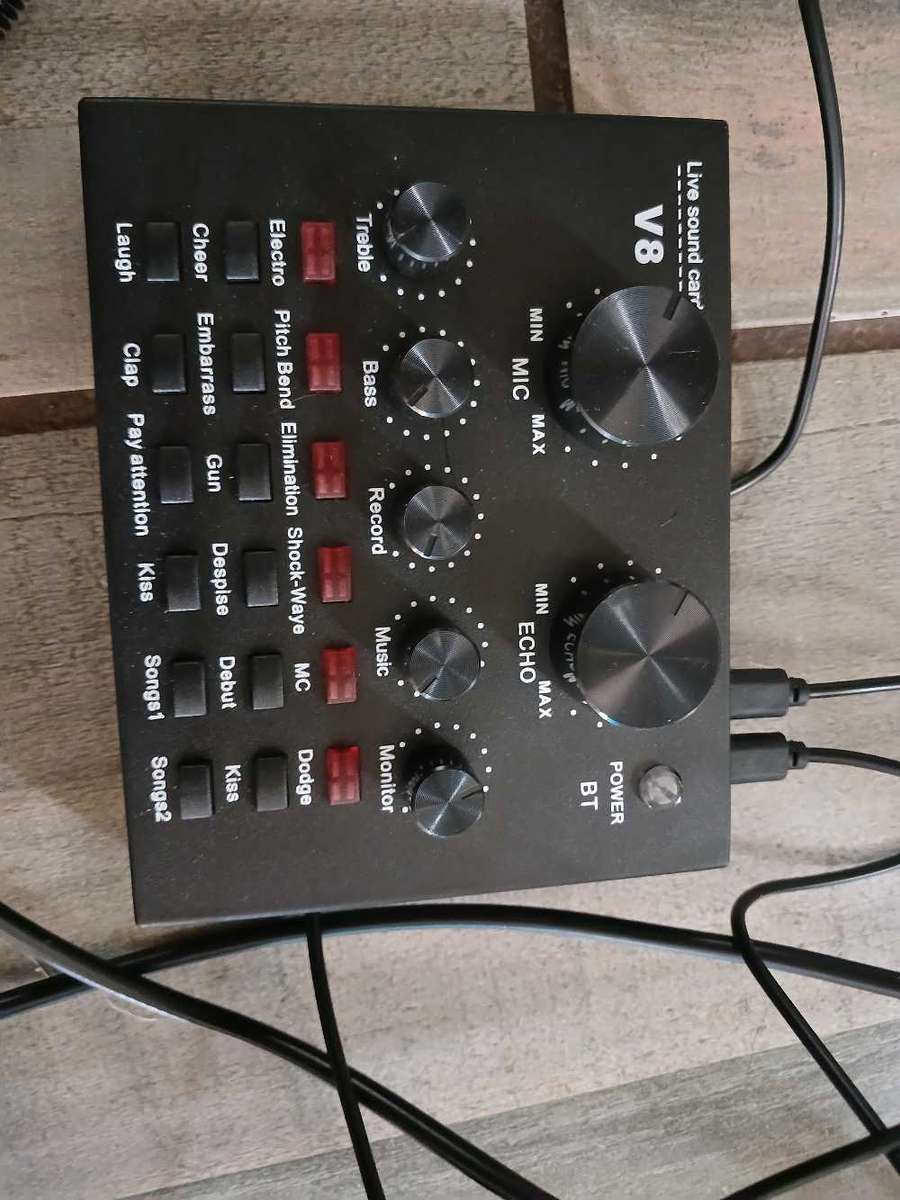 Profesional mic/live sound card