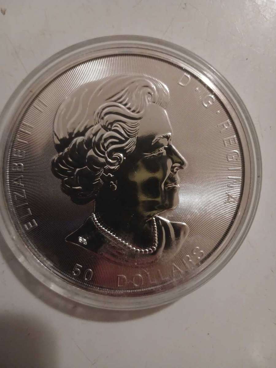 10oz 50 dollar canada coin(.999 silver) amazing piece