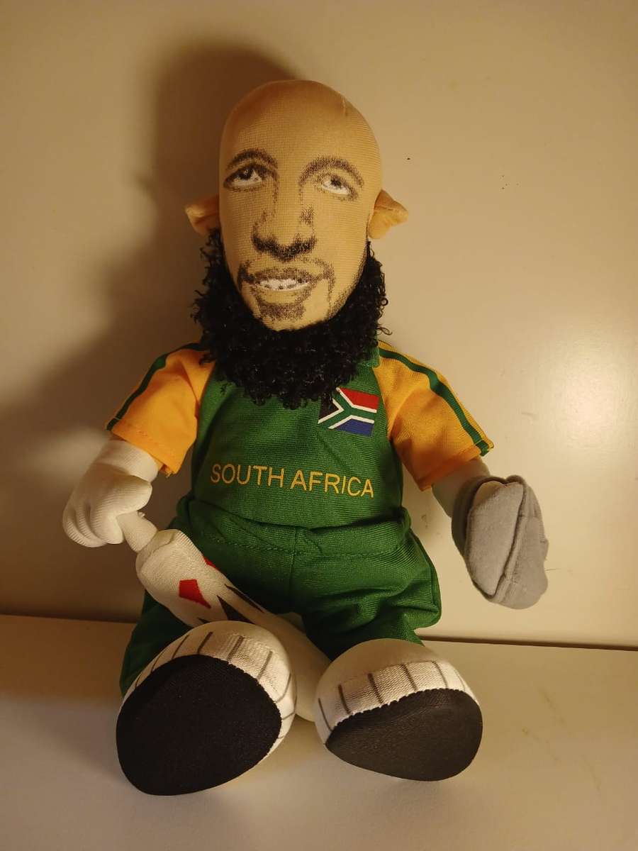 Hashim Amla protea cricket stuffed toy