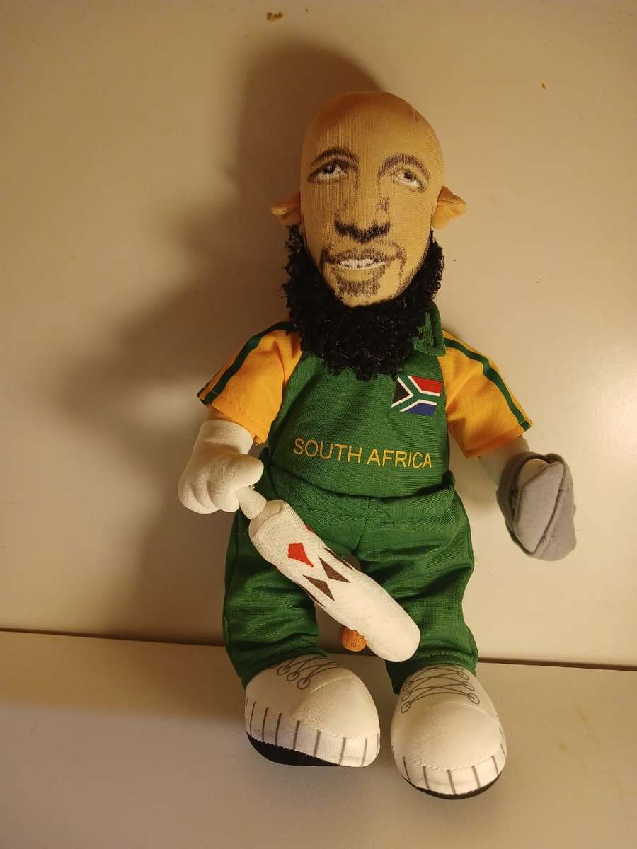 Hashim Amla protea cricket stuffed toy
