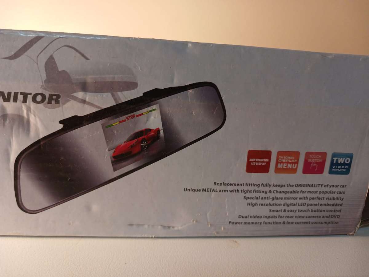 Rearview mirror monitor