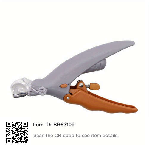 1pc LED Pet Nail Clipper Non-slip Handle Cat Nail Trimmer For Easy And Safe Dog And Cat Paw Grooming