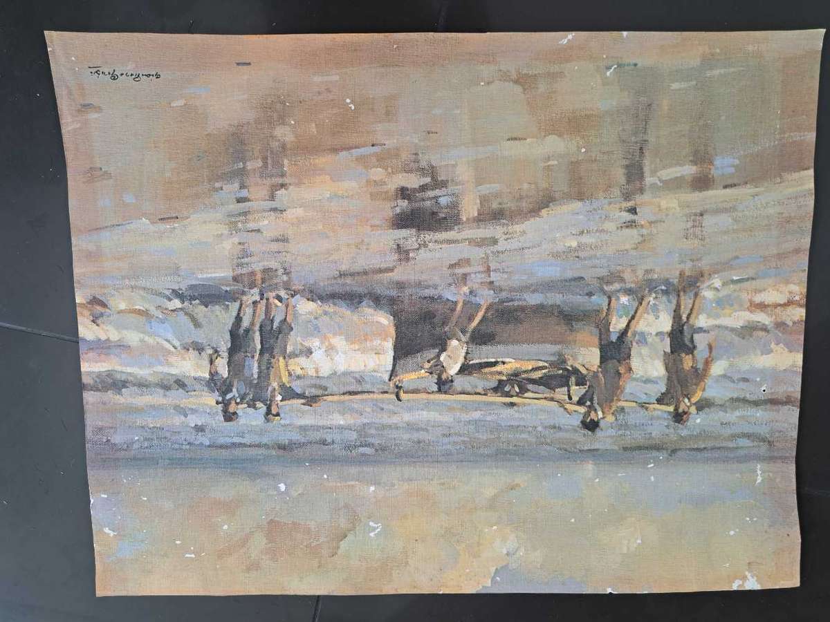 Fisherman seascape print