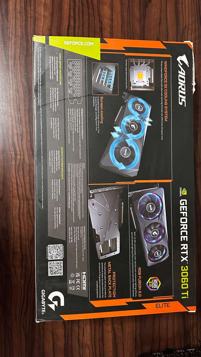 Gigabyte AORUS GeForce RTX 3060 Ti ELITE 8GB Graphics Card