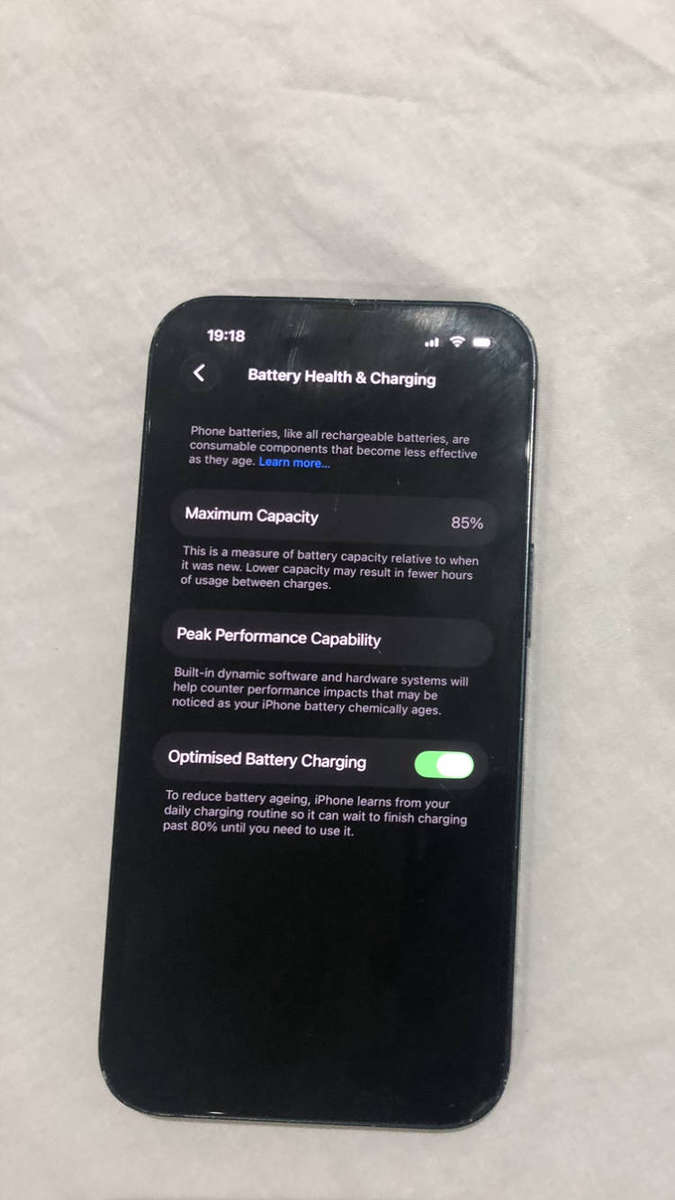 iPhone 13 |used condition 85% battery broken lens