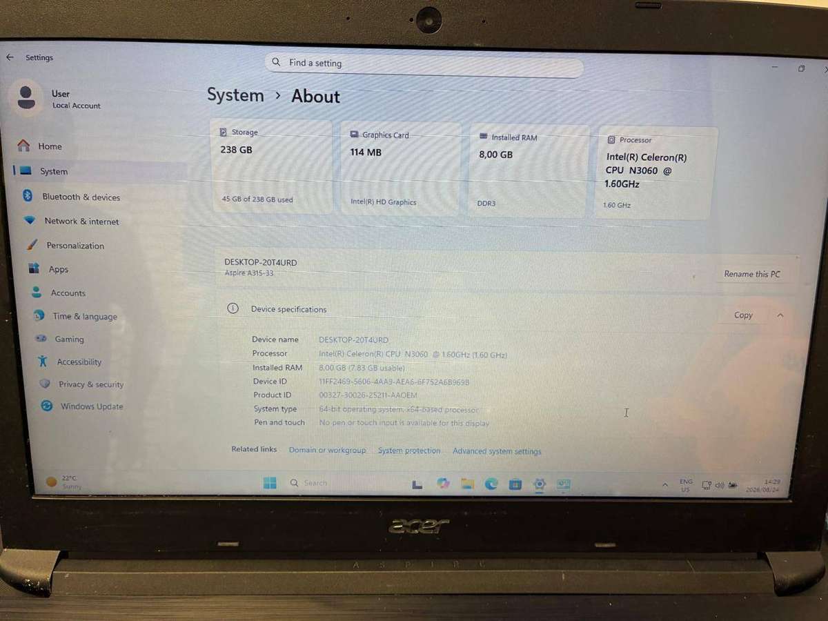 Acer Laptop