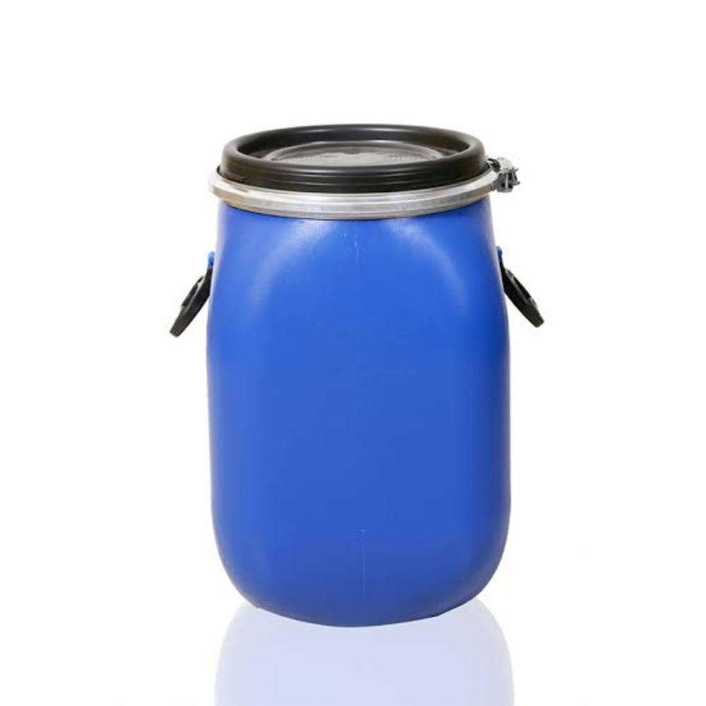 30L Plastic Drums - Lid & Clamp