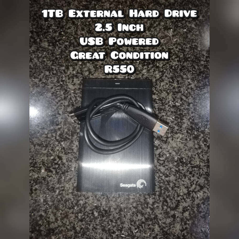 1TB External HDD