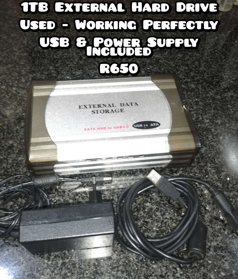 1TB External Hard Drive