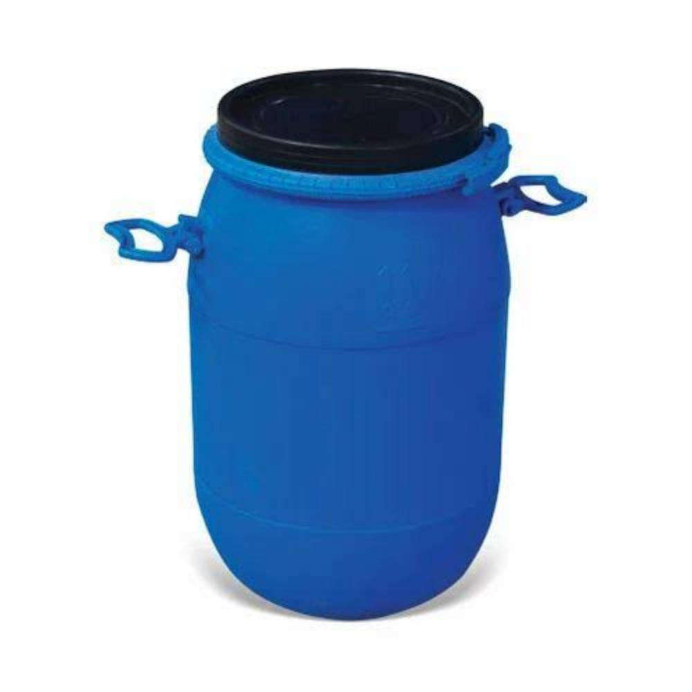 50L Plastic Drums - Lid & Clamp