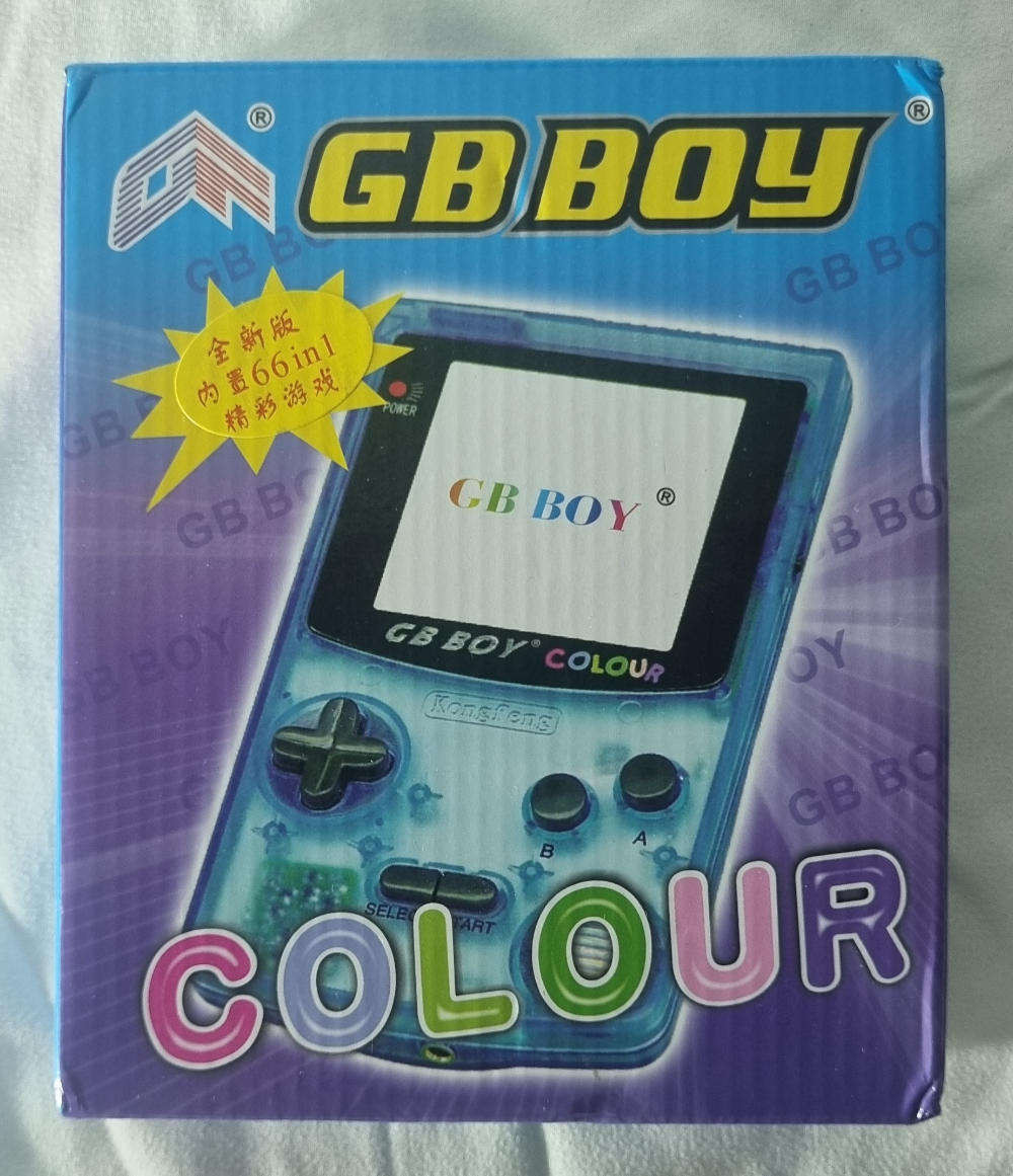 Gb boy colour game console (Boxed)