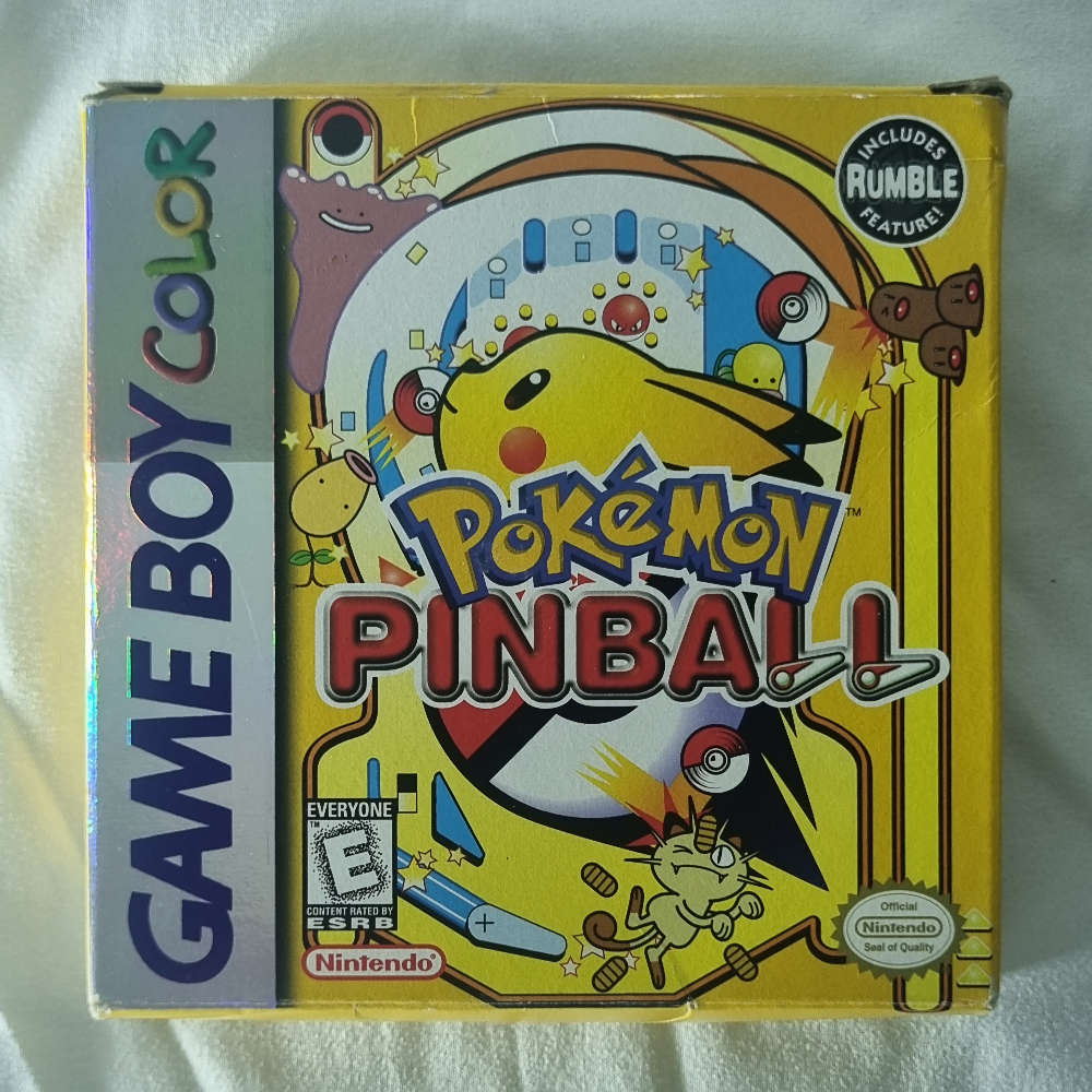 Pokémon Pinball Gameboy Color Game Cartridge