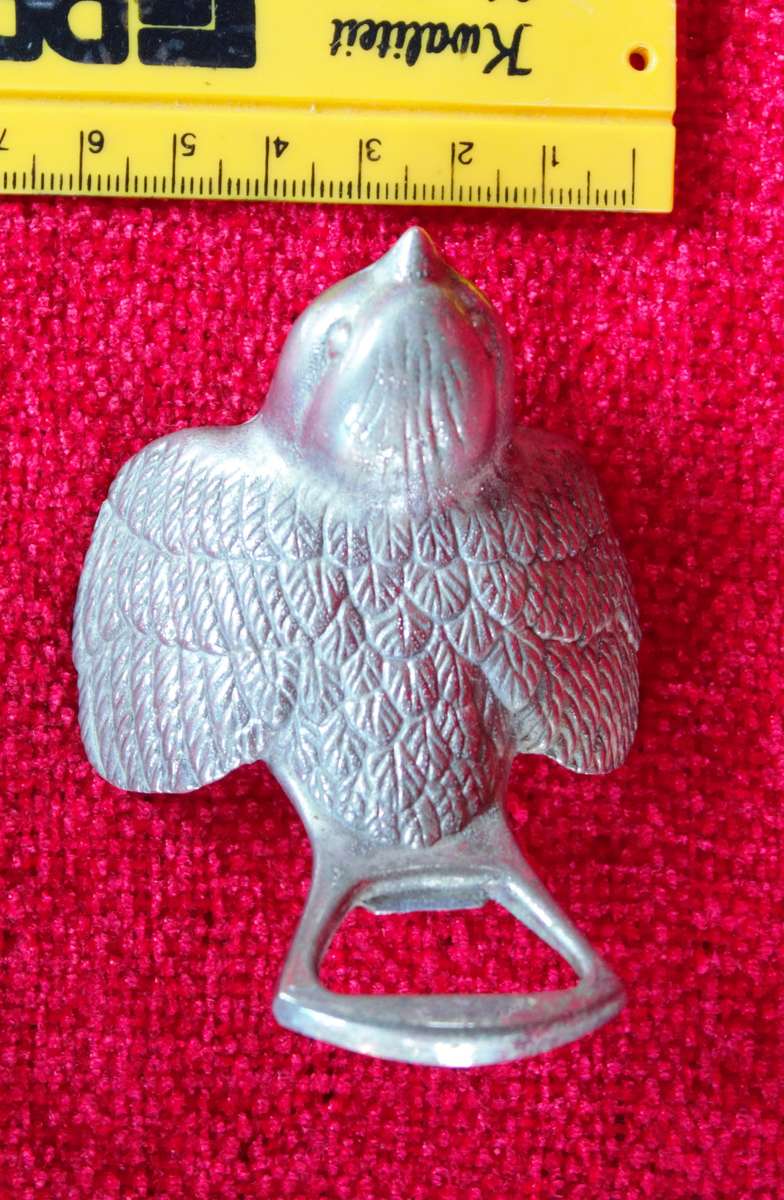 Silver Plated Sparrow Bottle Opener