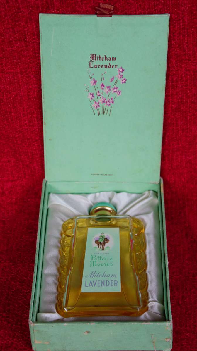 Vintage Potter & Moore Mitcham Lavender Perfume in Box