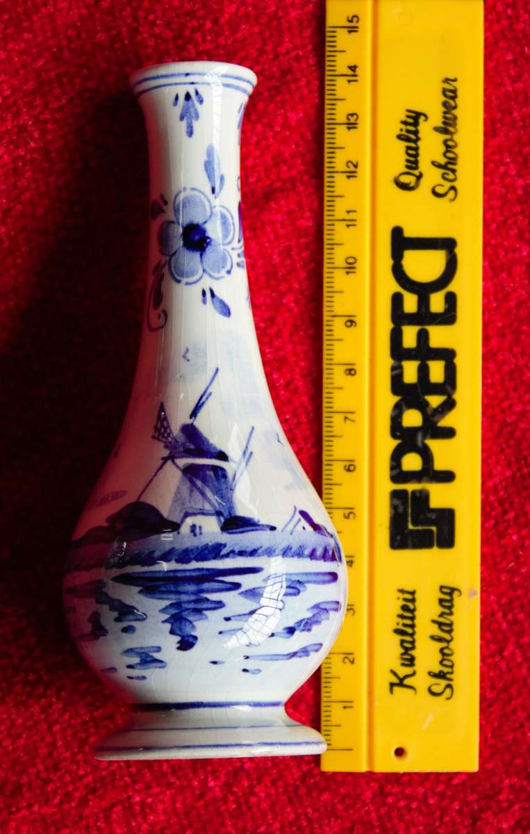 Delft Bud Vase