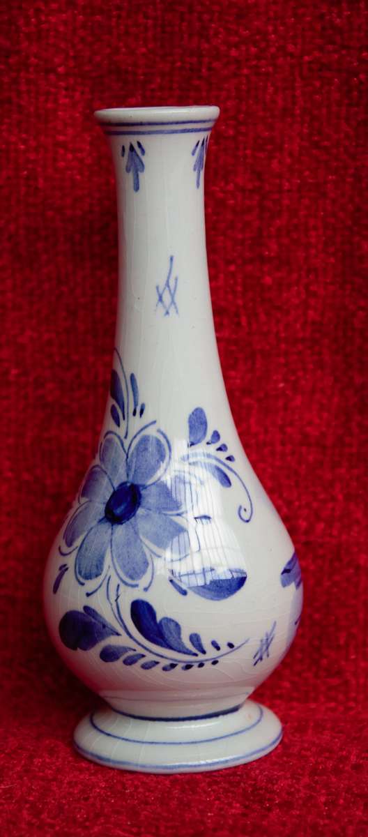 Delft Bud Vase