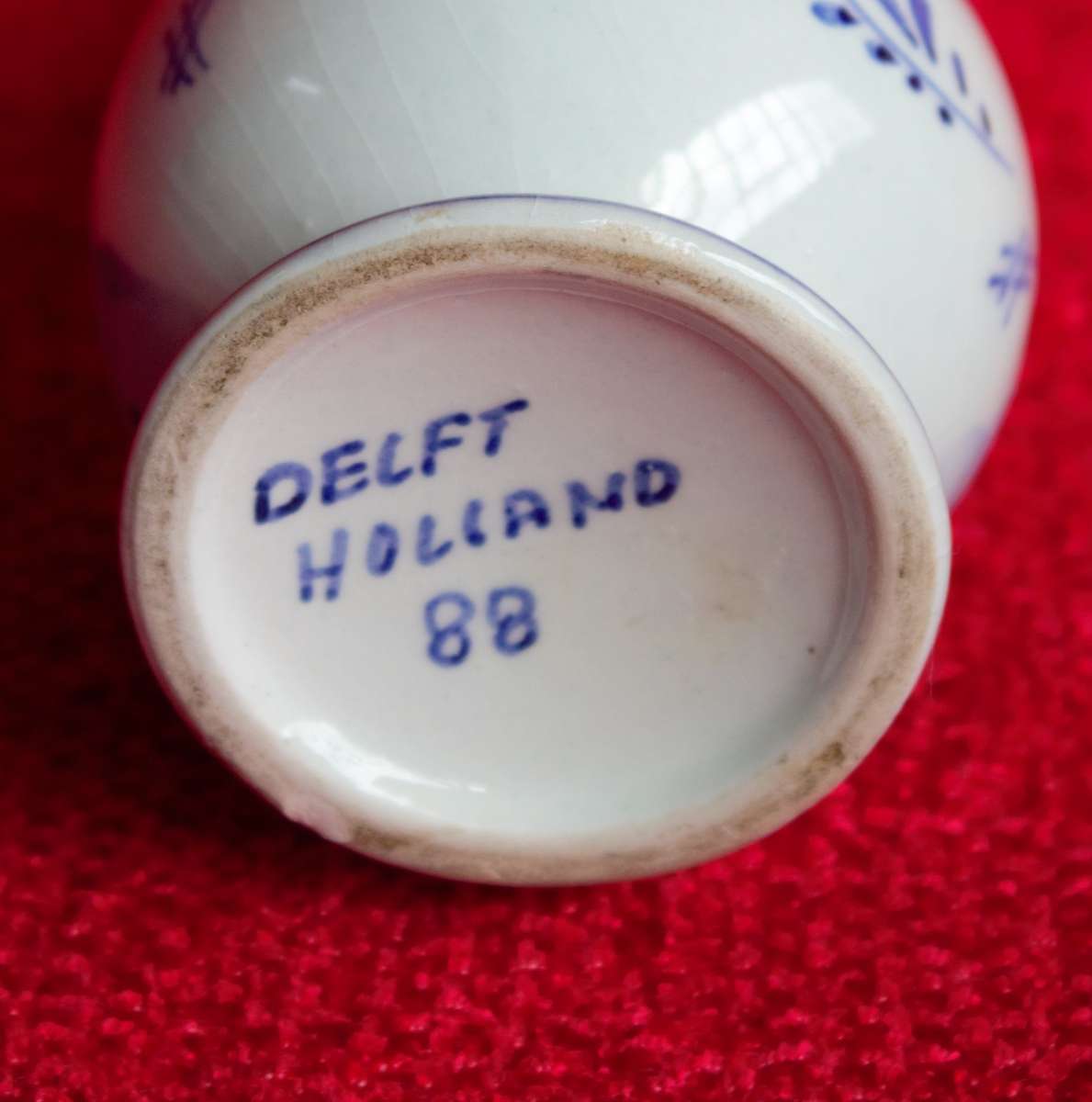 Delft Bud Vase