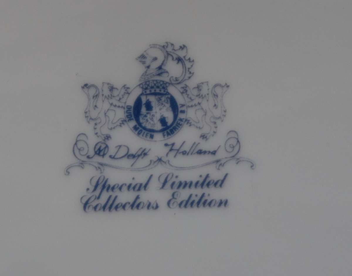 Delft Special Limited Collector's Edition +/- 30cm dia. Plate