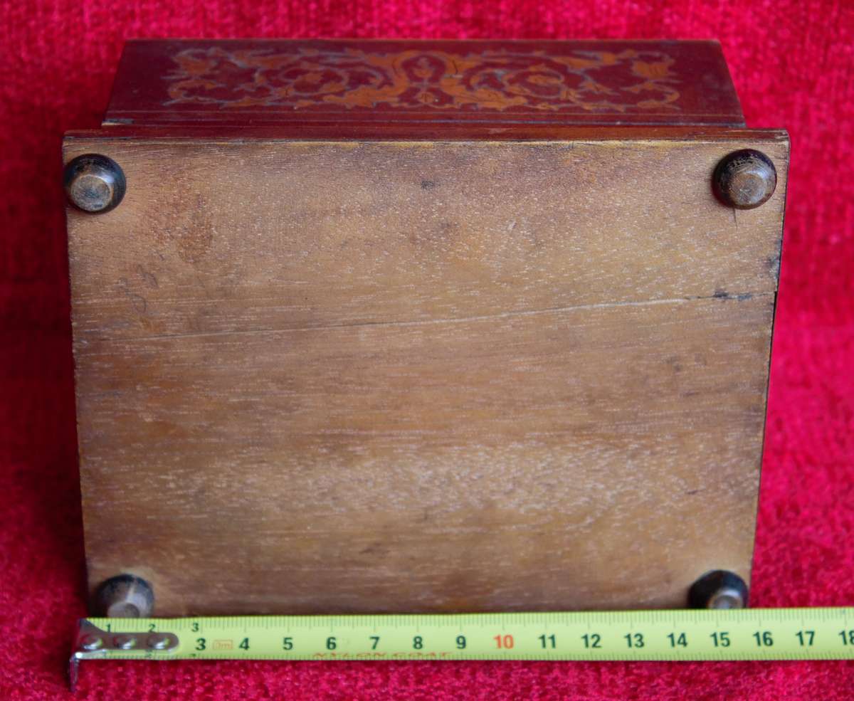 Wooden Cigarette Box - Possibly POW