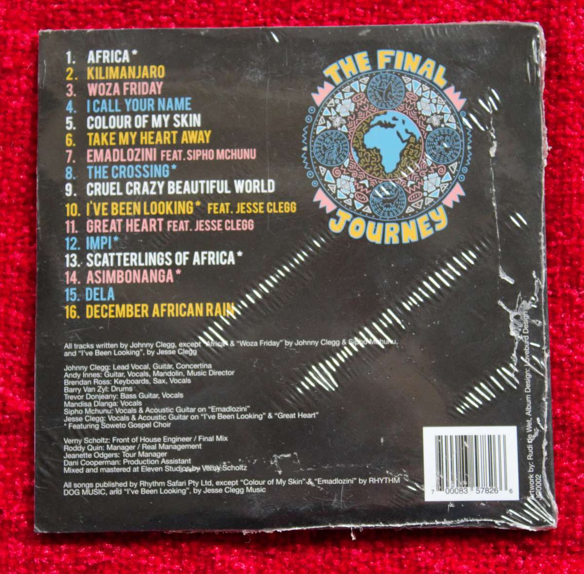 Johnny Clegg Live CD - Sealed