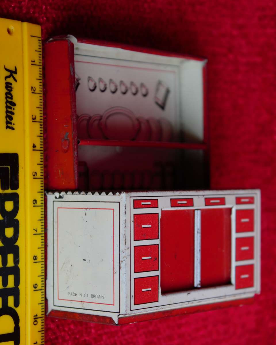 Tin Kitchen Dresser (1950s) Made in Great Britain