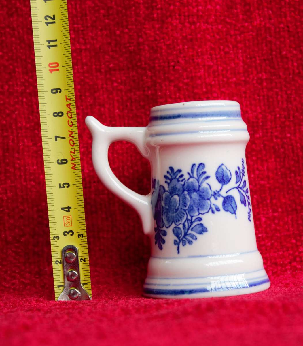 Delft Style Mini Beer Mug