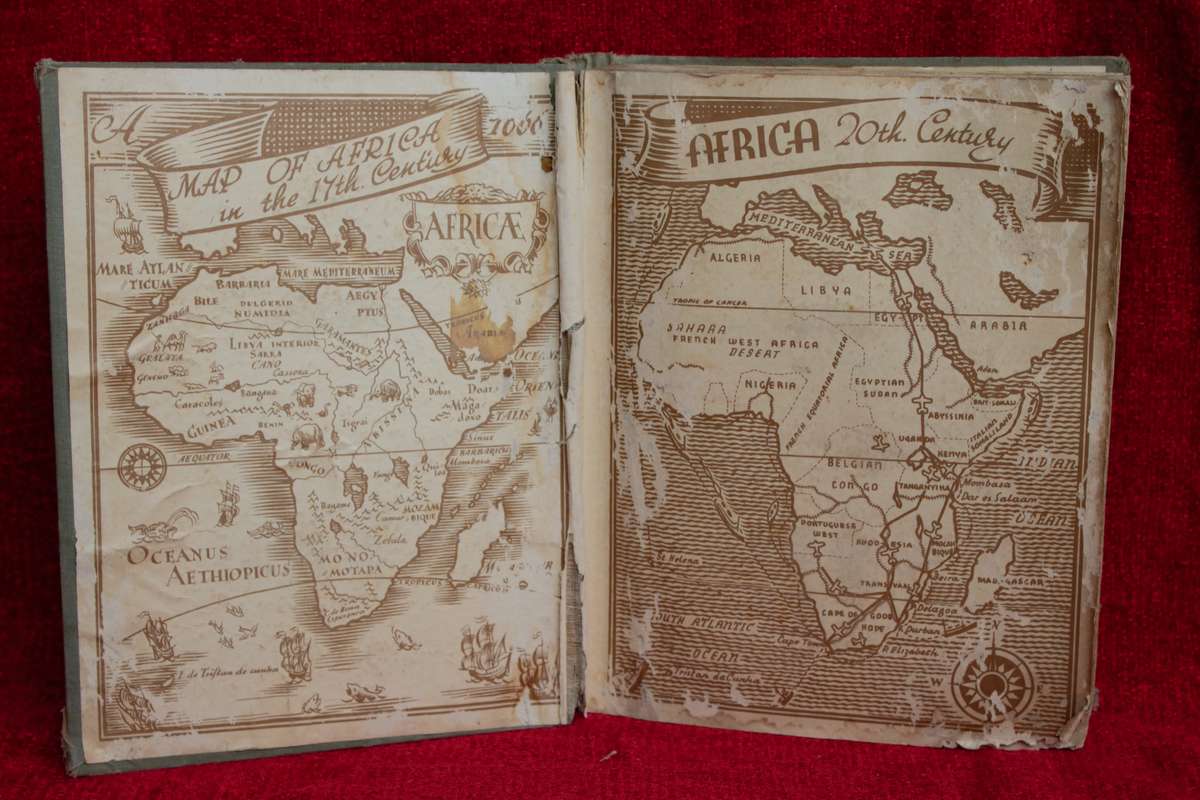 Our South Africa - Past & Present - Unsigned Cigarette Card Album - Full