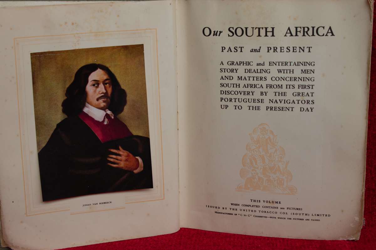 Our South Africa - Past & Present - Unsigned Cigarette Card Album - Full