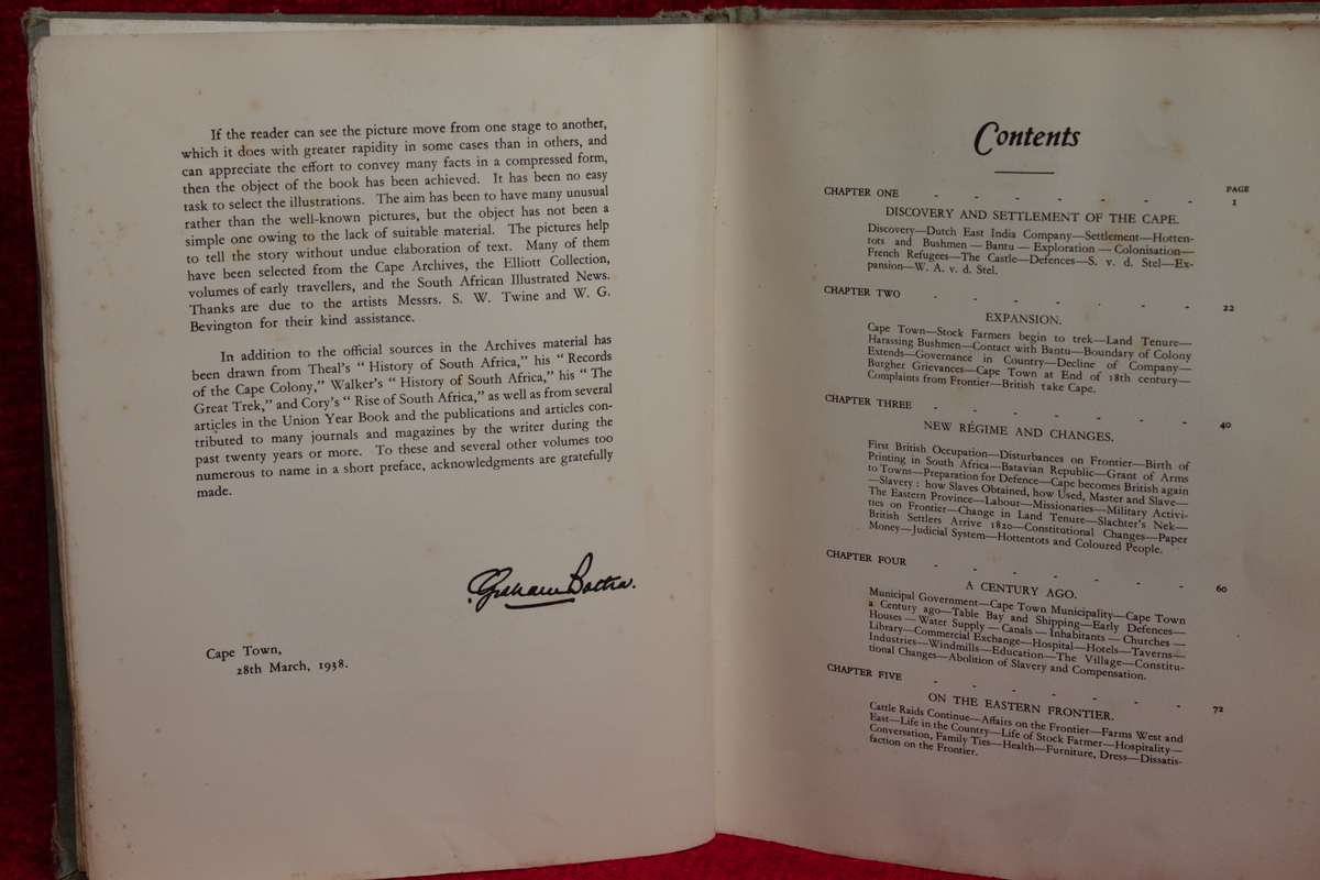 Our South Africa - Past & Present - Unsigned Cigarette Card Album - Full