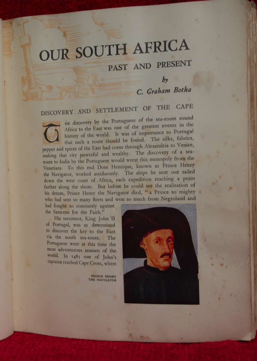 Our South Africa - Past & Present - Unsigned Cigarette Card Album - Full