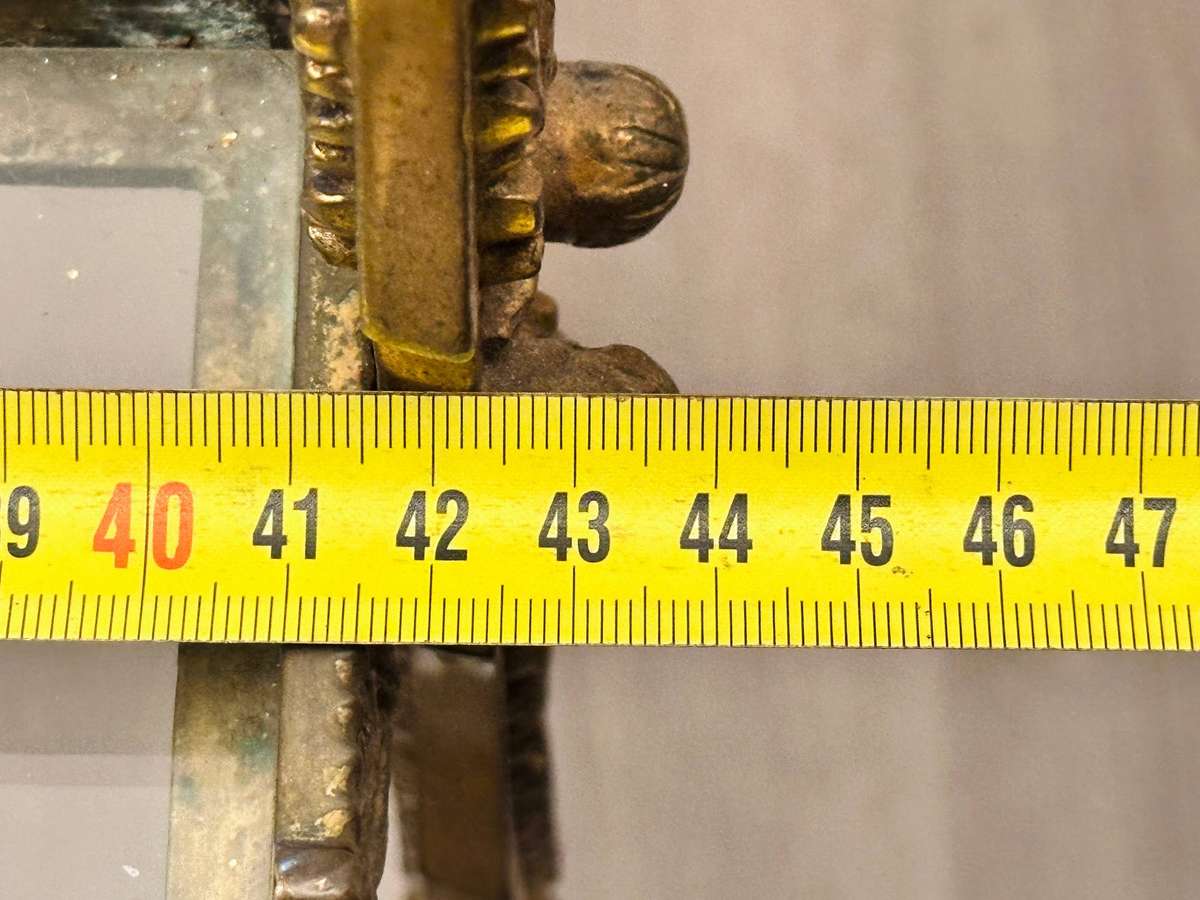 Vintage French Brass Etagere Statement Piece