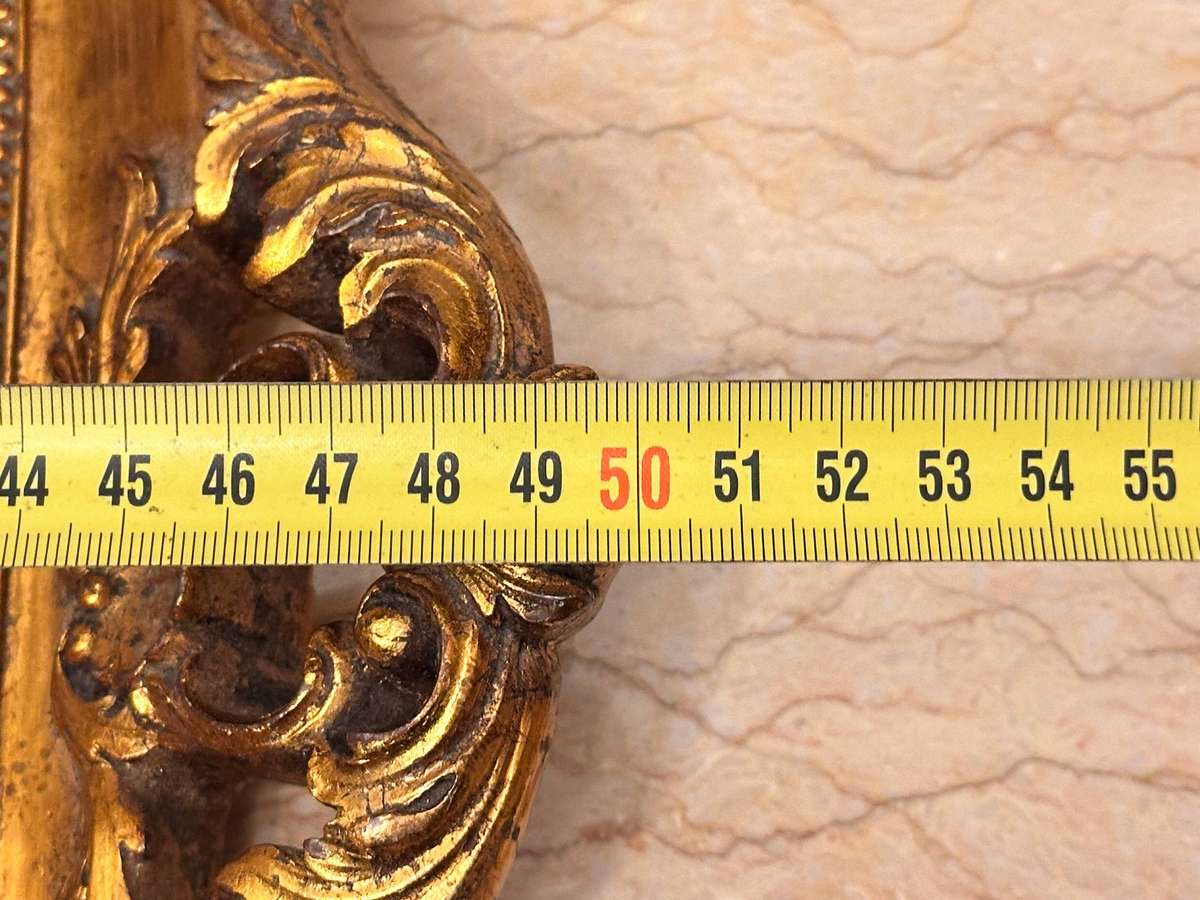 Vintage French Gilt Large Mirrored Statement Tray