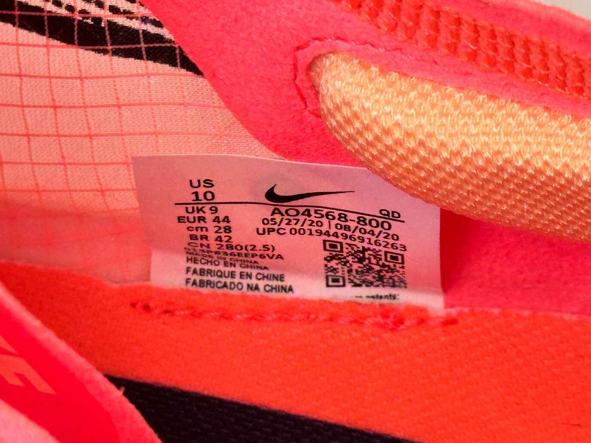 Nike VaporFly Zoom X Carbon Next% Running Training Shoes