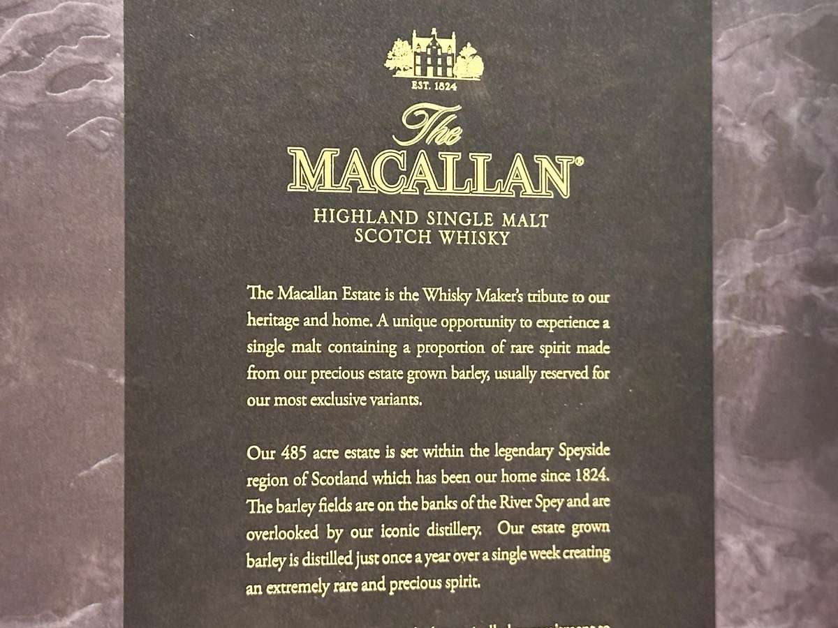 The Macallan Estate Ultimate Collectors Limited Edition in Presentation Case