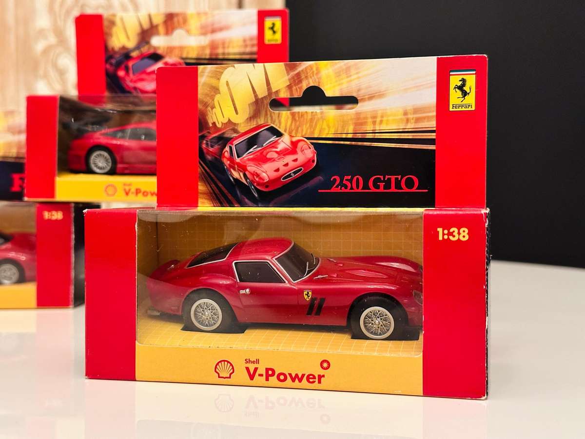 Complete Set of Vintage Ferrari Collectable Model Cars In Original Box