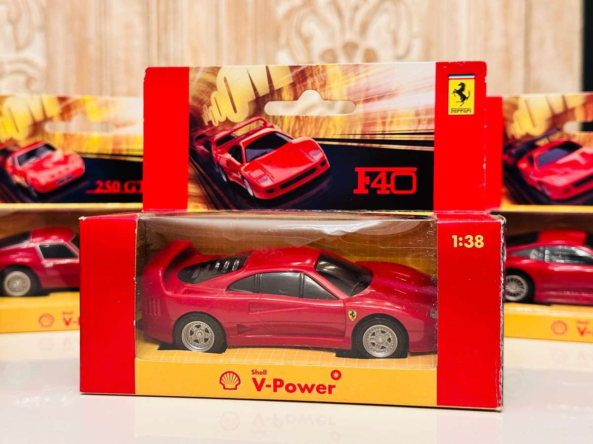 Complete Set of Vintage Ferrari Collectable Model Cars In Original Box