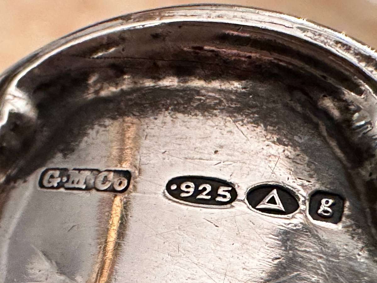 Exquisite 1908 Heavy Sterling Silver Vintage Edwardian Collectable