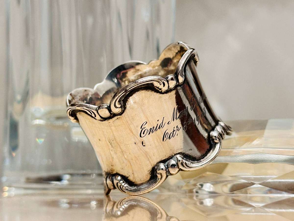 Exquisite 1908 Heavy Sterling Silver Vintage Edwardian Collectable