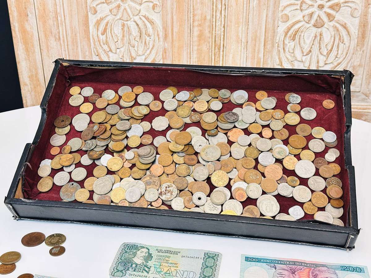 Large Selection of International & South African Coins & Notes