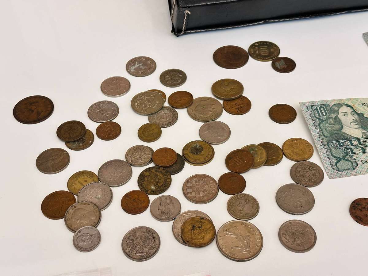 Large Selection of International & South African Coins & Notes